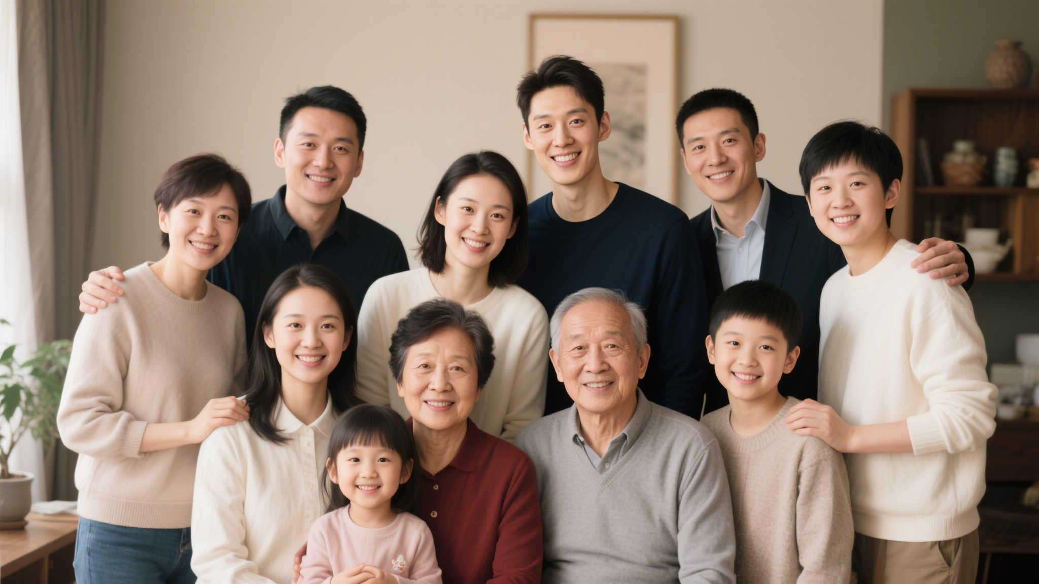 泪别赛场后，惠若琪七口之家幸福全家福，妹妹颜值惊艳，小两口甜蜜温馨